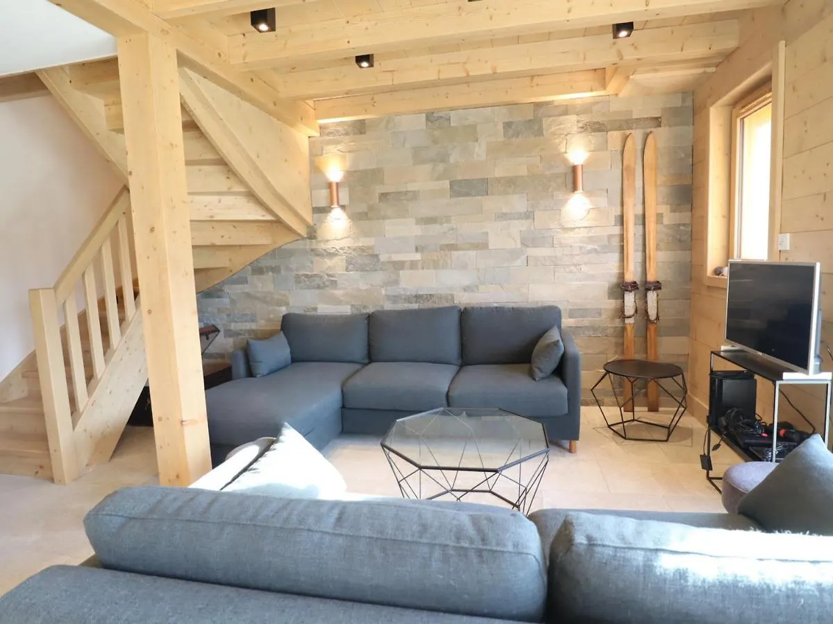 Chalet Neuf Expose Plein Sud A 600M Des Pistes Avec Terrasse Et Parking - Fr-1-623-299 Les Gets